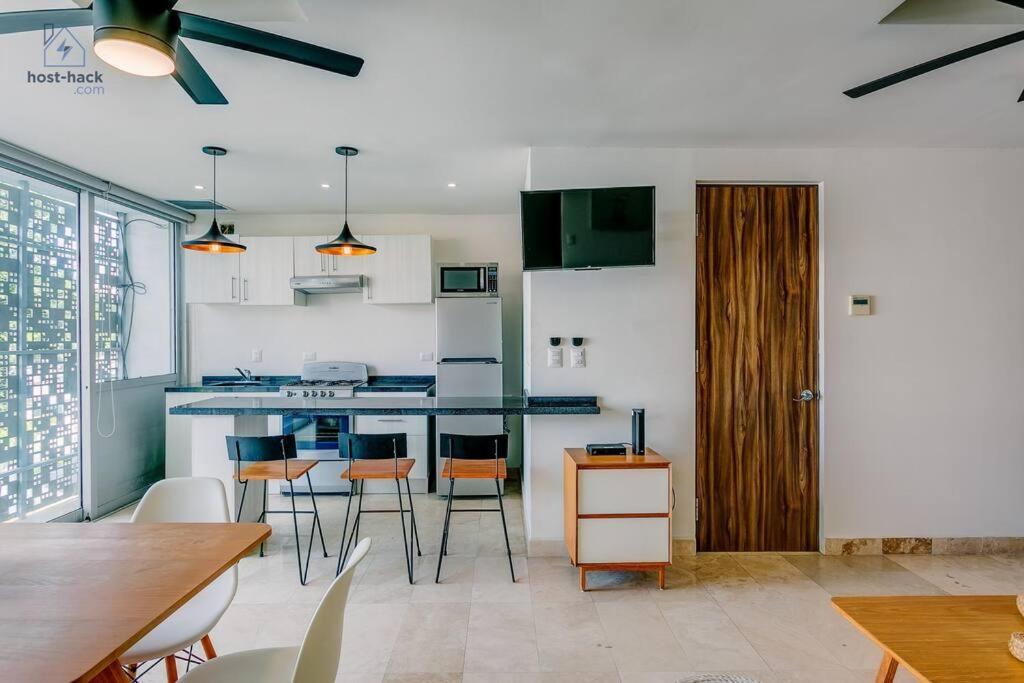 Comfy Aptartment With Pool Near 5th Avenue & Mamitas - Danzamar 3 Apartamento *