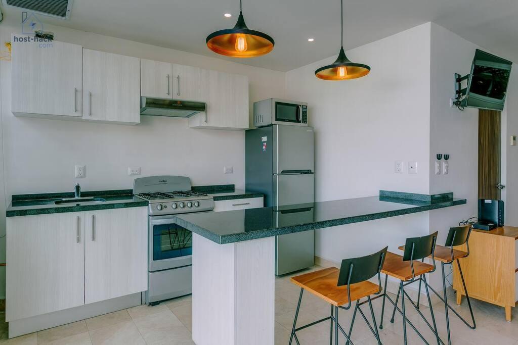 Comfy Aptartment With Pool Near 5th Avenue & Mamitas - Danzamar 3 Playa del Carmen